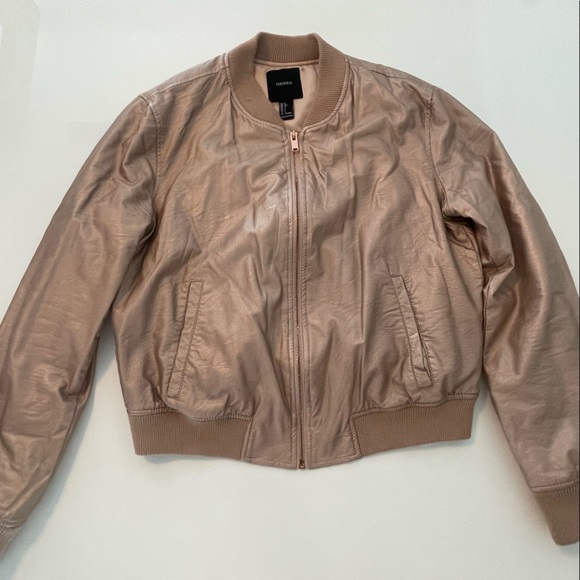 Forever 21 Rose Gold Blazer Jacket - Picture 3 of 7